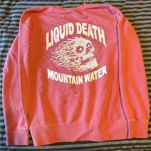 Liquid Death Pink Sweatshirt